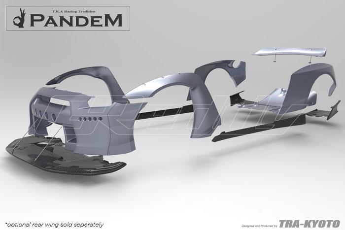 GReddy 09+ Nissan GT-R R35 Pandem Rear Side Diffuser Dry Carbon (Special Order)