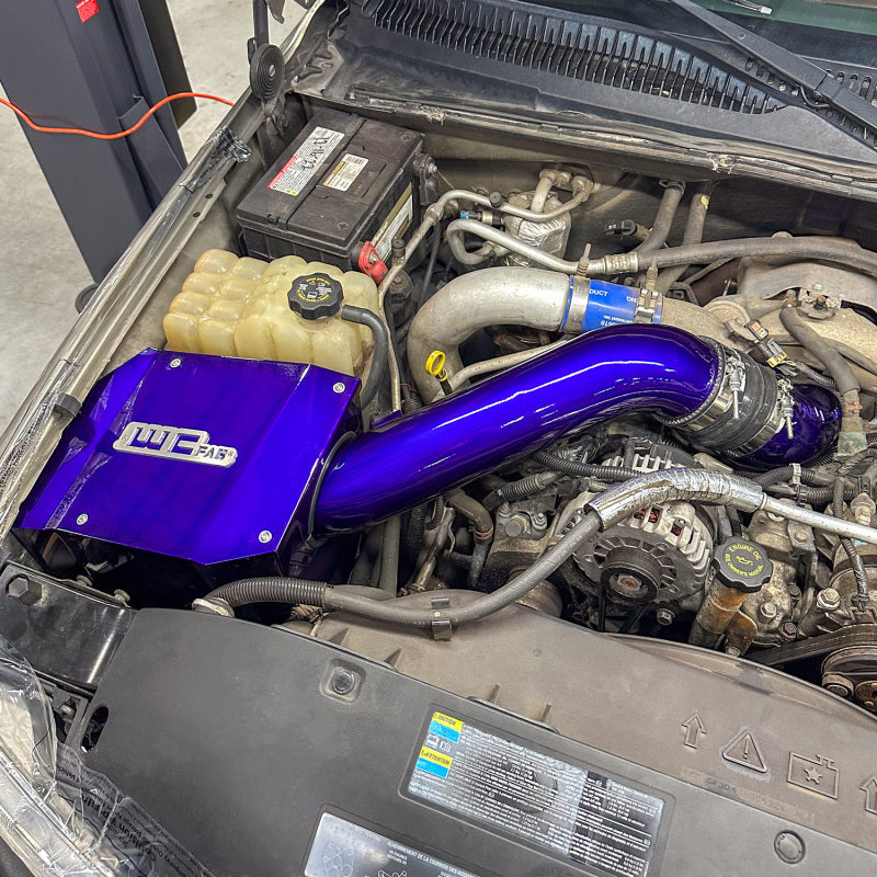 Wehrli 01-04 Duramax LB7 4in Intake Kit w/ Air Box Stage 2 - Brizzle Blue