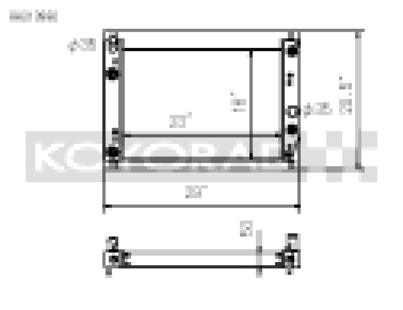 Koyo 05-13 Chevrolet Corvette C6 Racing Radiator