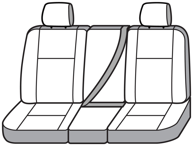 Covercraft 22-24 Chevrolet Silverado Endura PrecisionFitFront Row Seat Covers - Charcoal/Silver