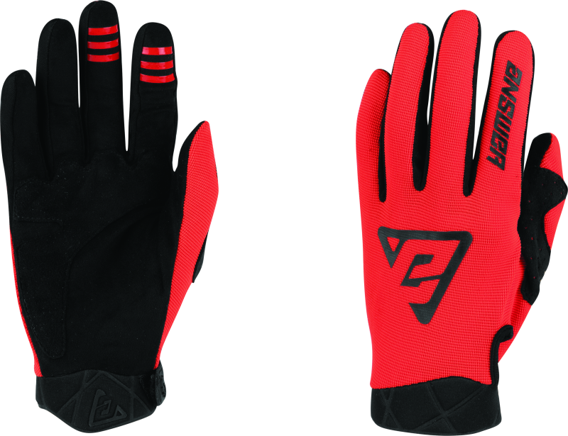 Answer Peak Glove Black/Red Youth - Large