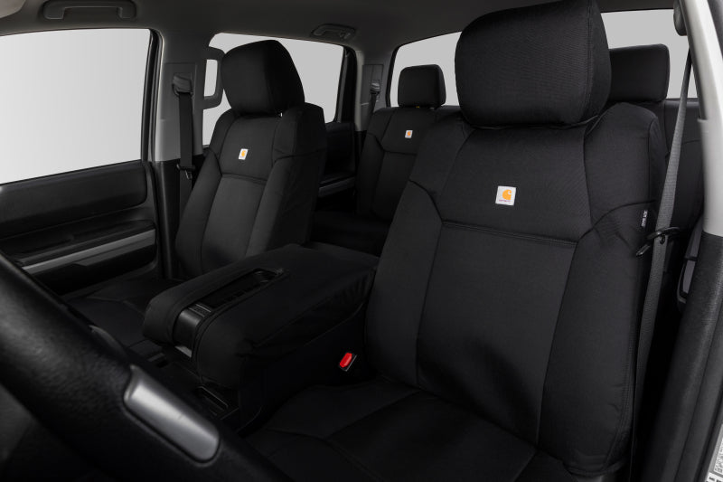 Covercraft 19-20 Ford F150 Carhartt Super Dux PrecisionFit Custom Second Row Seat Covers - Black