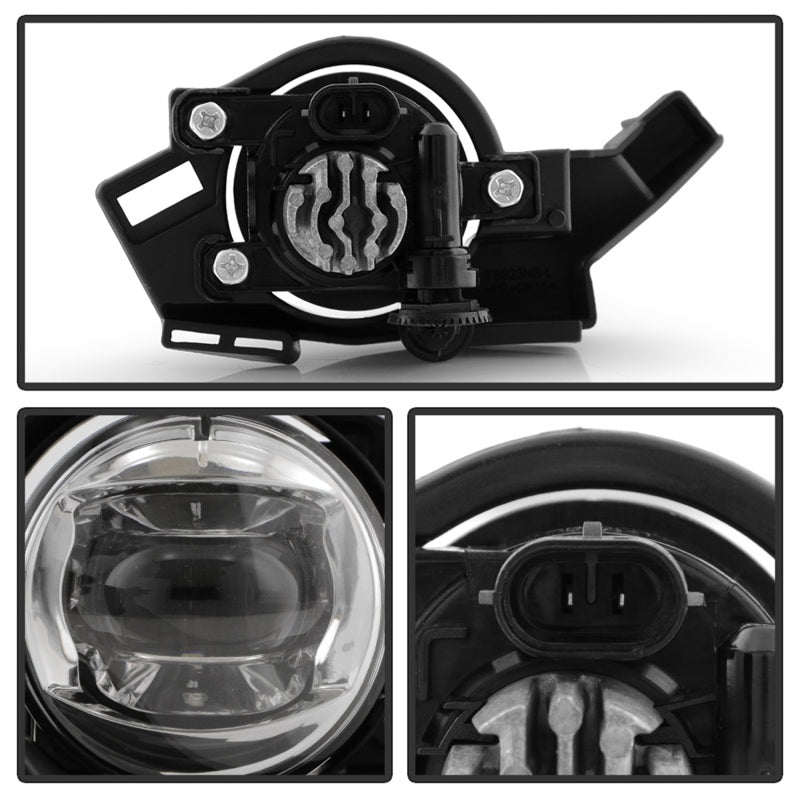 Spyder 22-24 Nissan Ariya Full LED Fog Lights w/Switch (FL-NA22-LED-C)