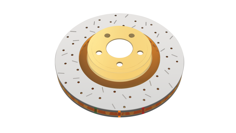DBA 90-01 Acura Integra Rear 4000 Series Drilled & Slotted Rotors
