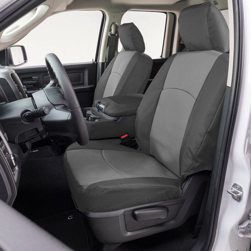 Covercraft 21-25 F150 XL/XLT Endura PrecisionFit Custom Front Row Seat Covers - Silver/Charcoal