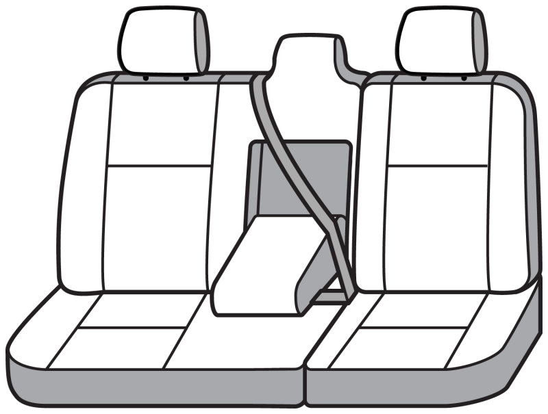Covercraft 19-24 Dodge Ram 1500 Polycotton SeatSaver Custom Second Row Seat Covers - Wet Sand