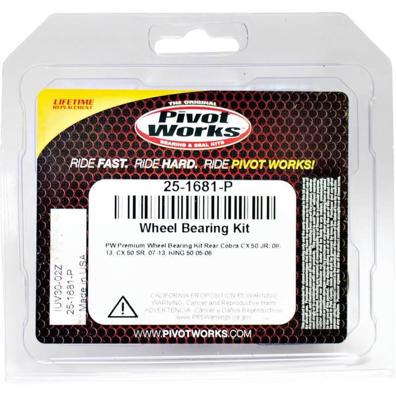 Pivot Works Cobra Wheel Bearing Kit Premium Bearings