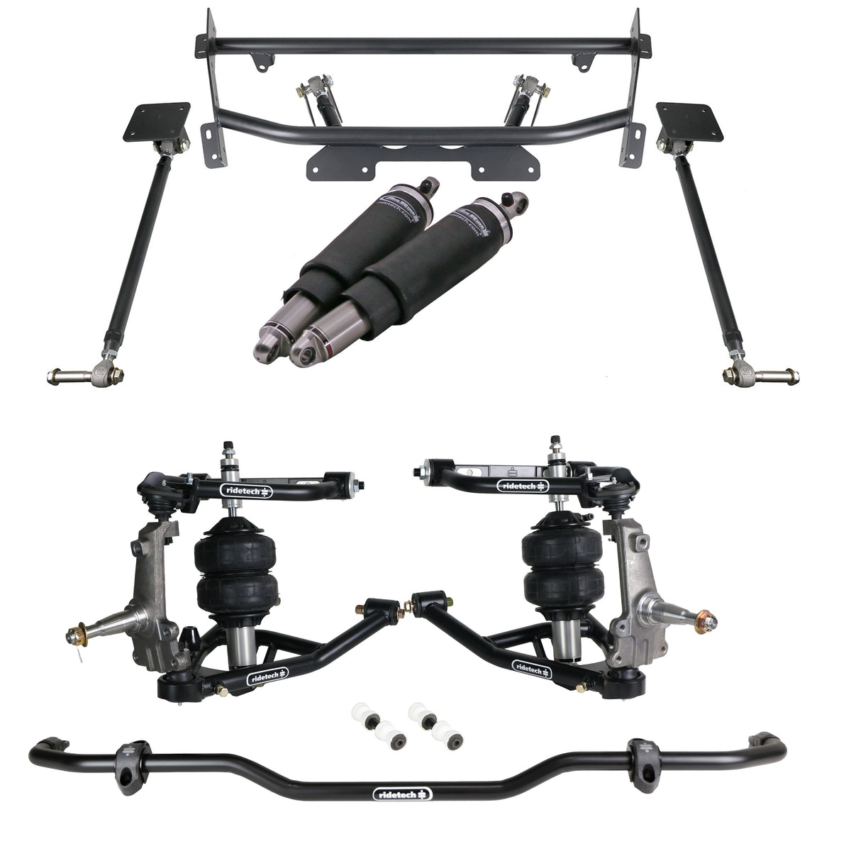 Ridetech 73-74 Chevrolet Nova w/ Bump Complete Air Suspension System - Pin Spindle