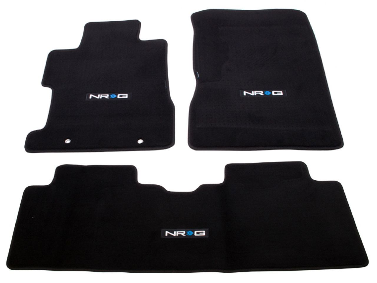 NRG Floor Mats - 06-11 Honda Civic Si 4DR Sedan (NRG Logo) - 3pc.