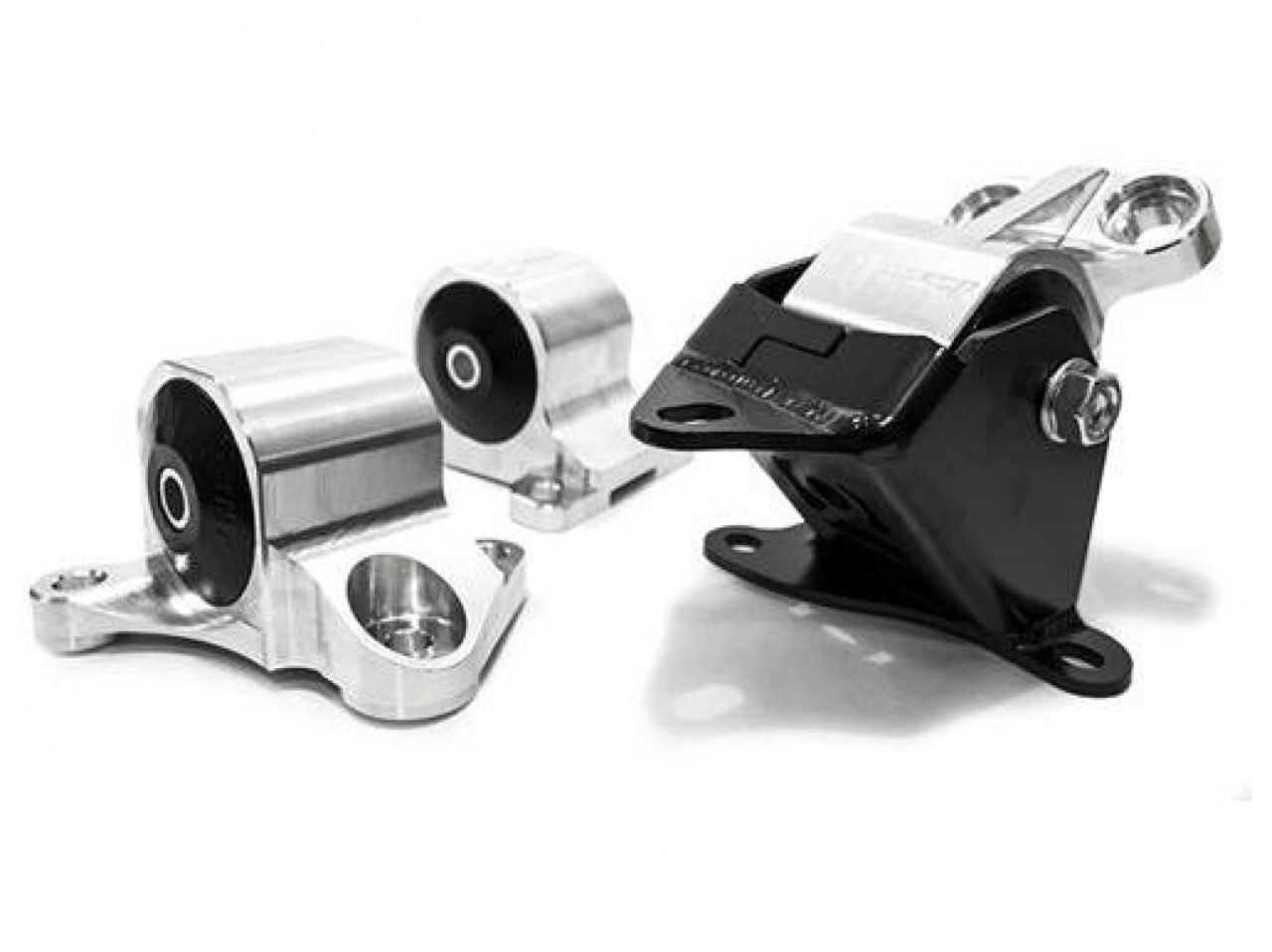 Innovative 96-00 Civic B/D Series Silver Aluminum Mounts 85A Bushings (2 Bolt)
