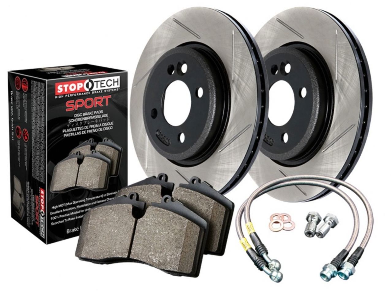 Sport Axle Pack, Slotted, 4 Wheel