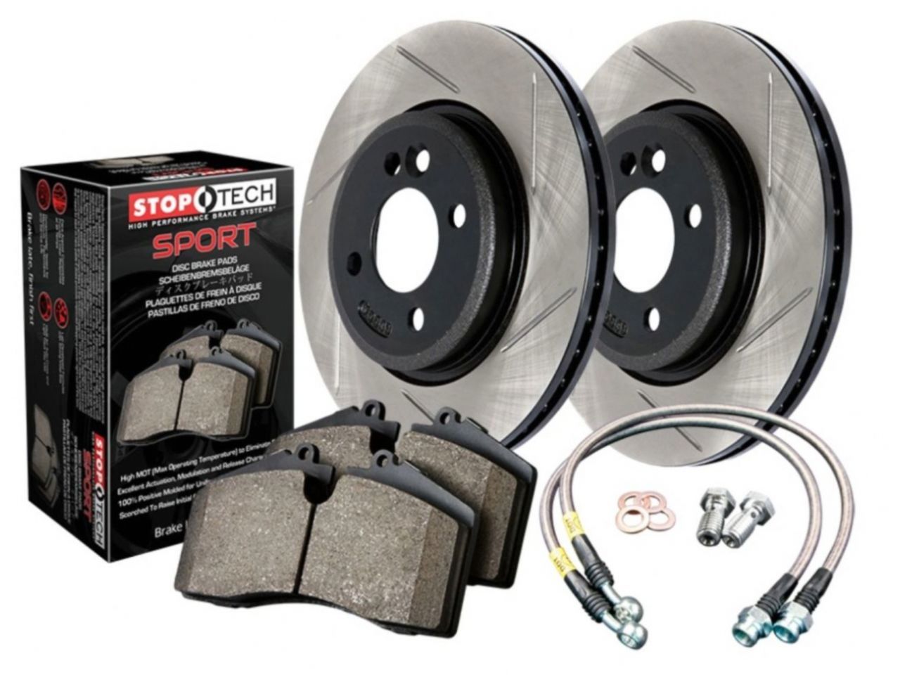 Sport Axle Pack, Drilled & Slotted, Rear