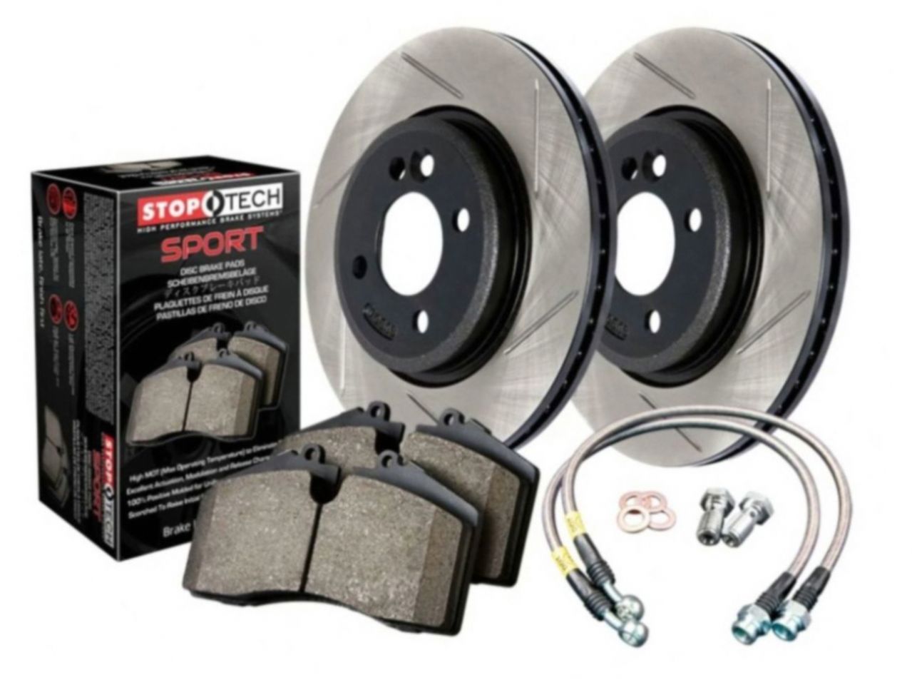 Sport Axle Pack, Drilled & Slotted, Rear
