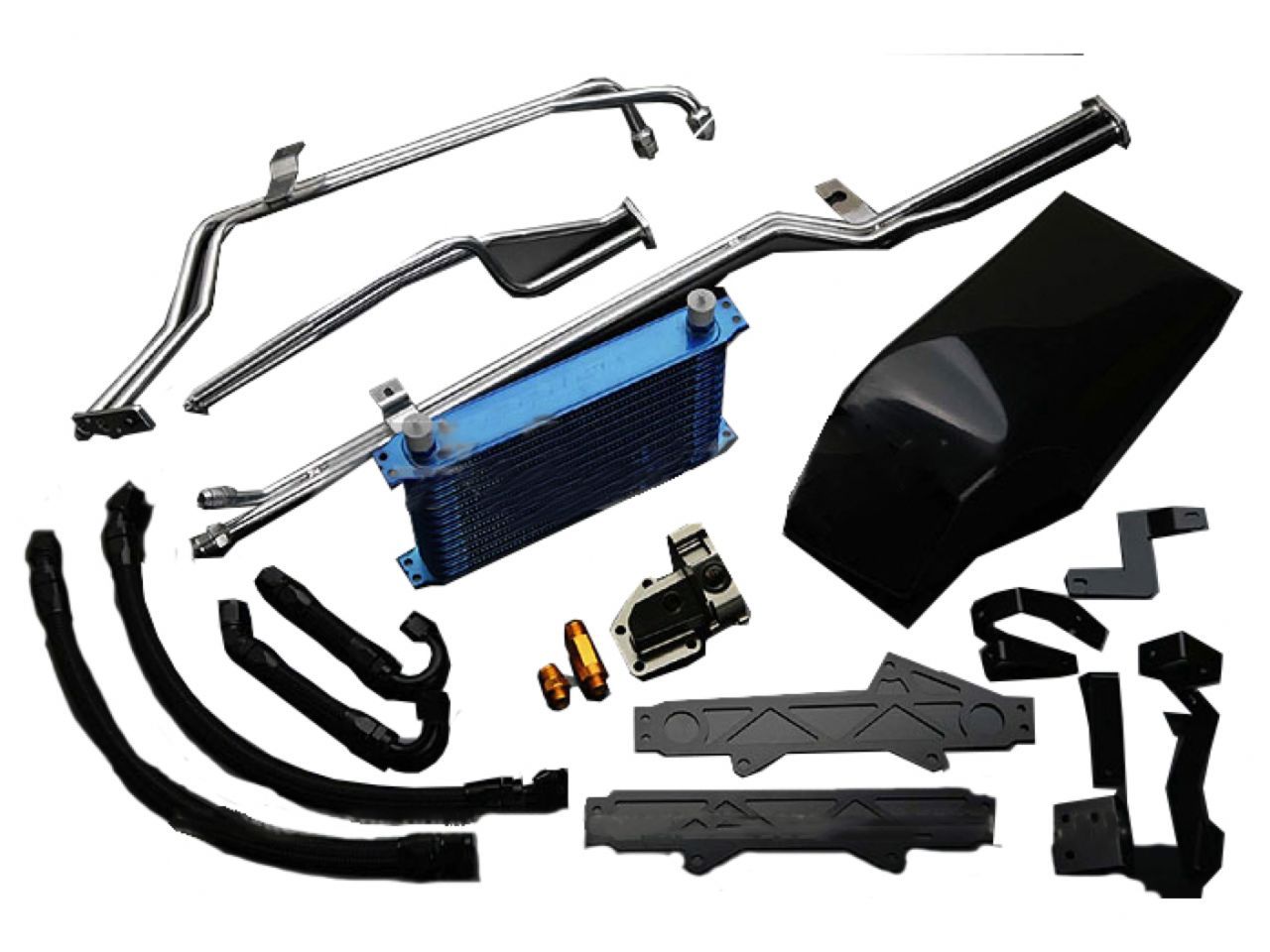 GReddy 12+ Nissan GTR DCT Transmission Cooler Kit