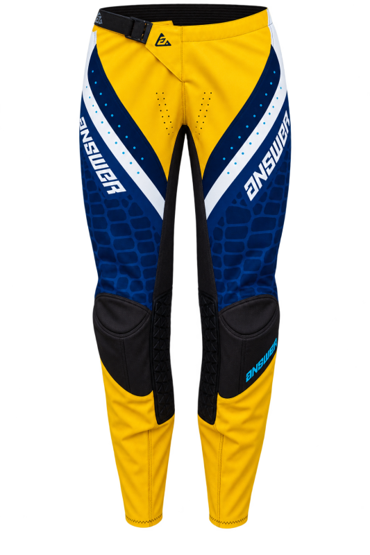 Answer Syncron Raceday Pants Yellow/Navy/Cyan/White Size - 34