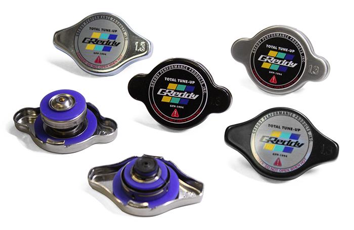GReddy Type-S 1.3 Radiator Cap Most Nissan / Subaru / Mazda / Mitsubishi / Some Toyota - Black