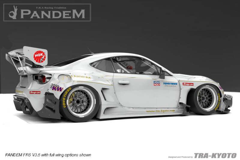 GReddy Pandem 2012+ Subaru BRZ Full Wide Body Aero Kit V3.5 w/o Wings