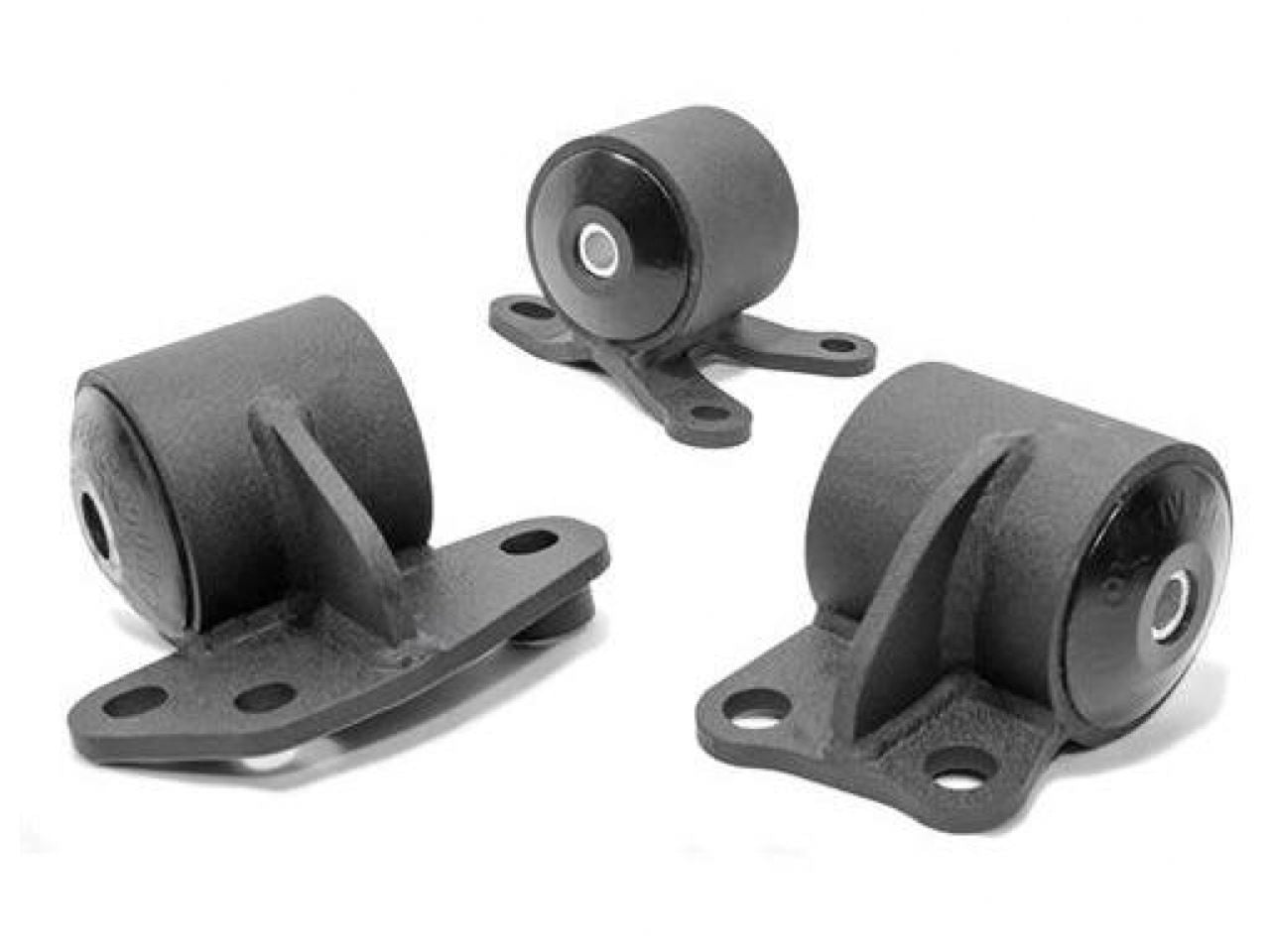 Innovative 92-95 Civic B/D Series Black Steel Mounts 85A Bushings (2 Bolt)