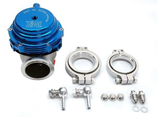 TiAL Sport MV-SA Wastegate (All Springs) w/Clamps - Blue