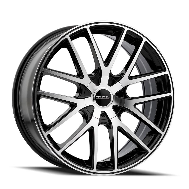 Touren 3260 TR60 16x7 / 4x100/114.3 BP / 42mm Offset / 67.1mm Hub Gloss Black Machined Wheel