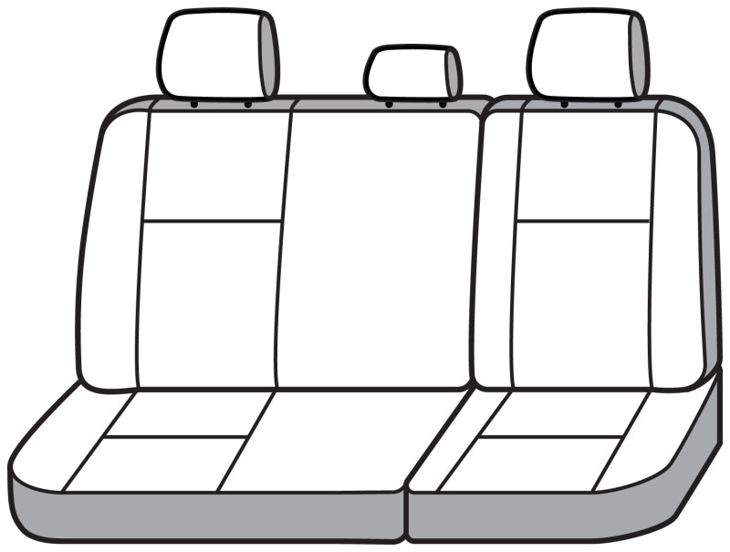 Covercraft 23-24 Toyota Sequoia Waterproof Polyester SeatSaver Custom Third Row Seat Covers - Grey