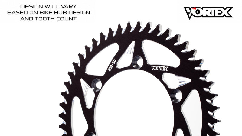 Vortex Racing 40 Tooth 420 Rear Sprocket - Black