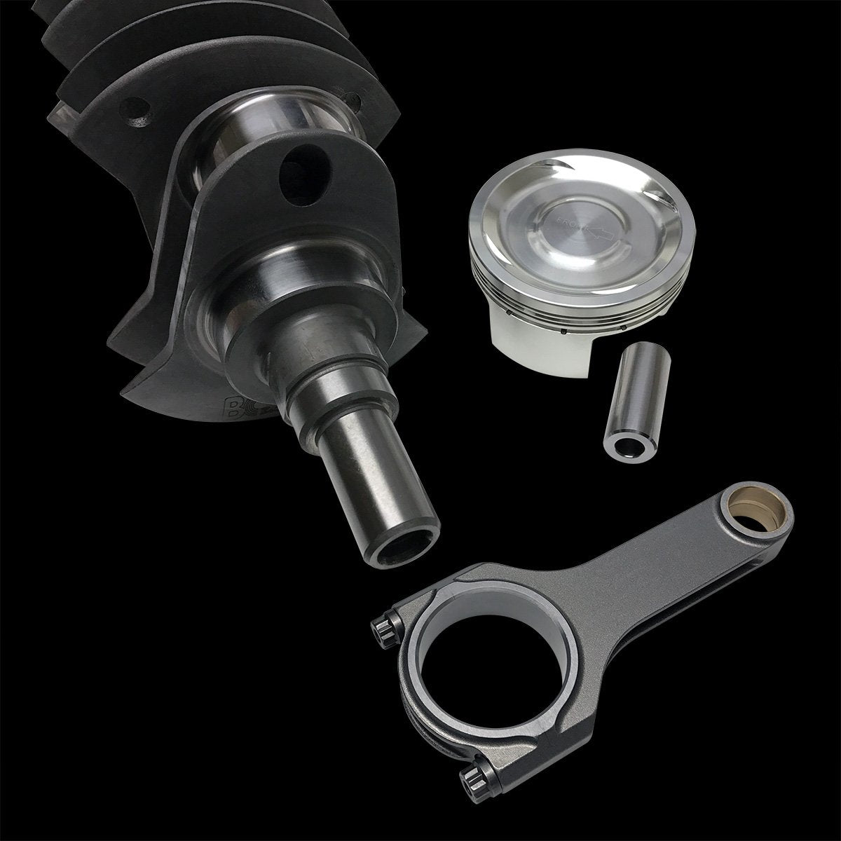 Brian Crower Subaru EJ205 - WRX Stroker Kit - 75mm Stroke Billet Crank Sportsman Rods Custom Pistons
