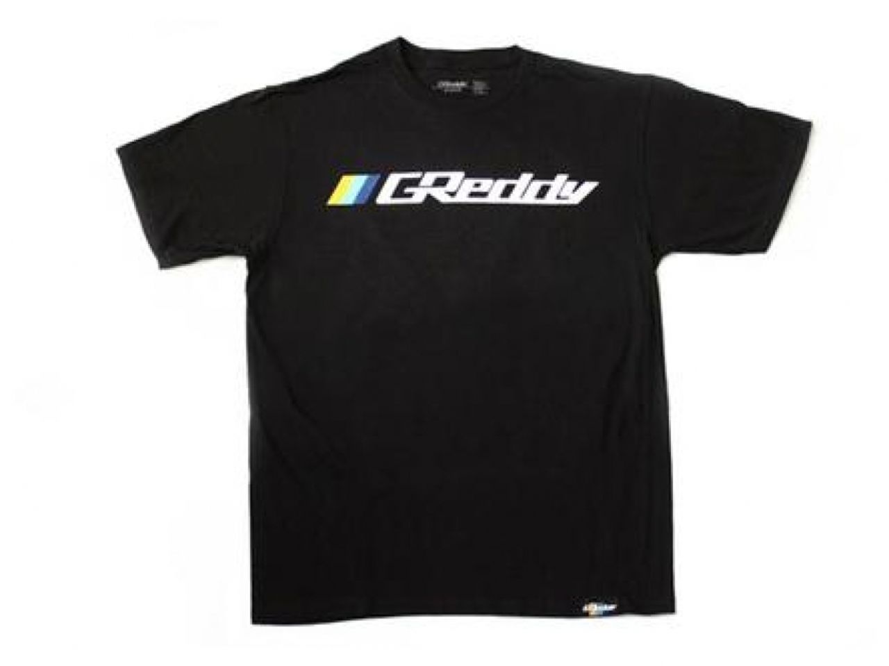 GReddy Classic 3-Stripe Logo T-Shirt - Large - Black