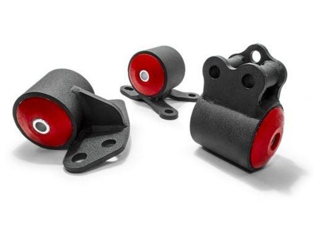 Innovative 92-95 Civic B/D Series Black Steel Mounts 85A Bushings (3 Bolt)
