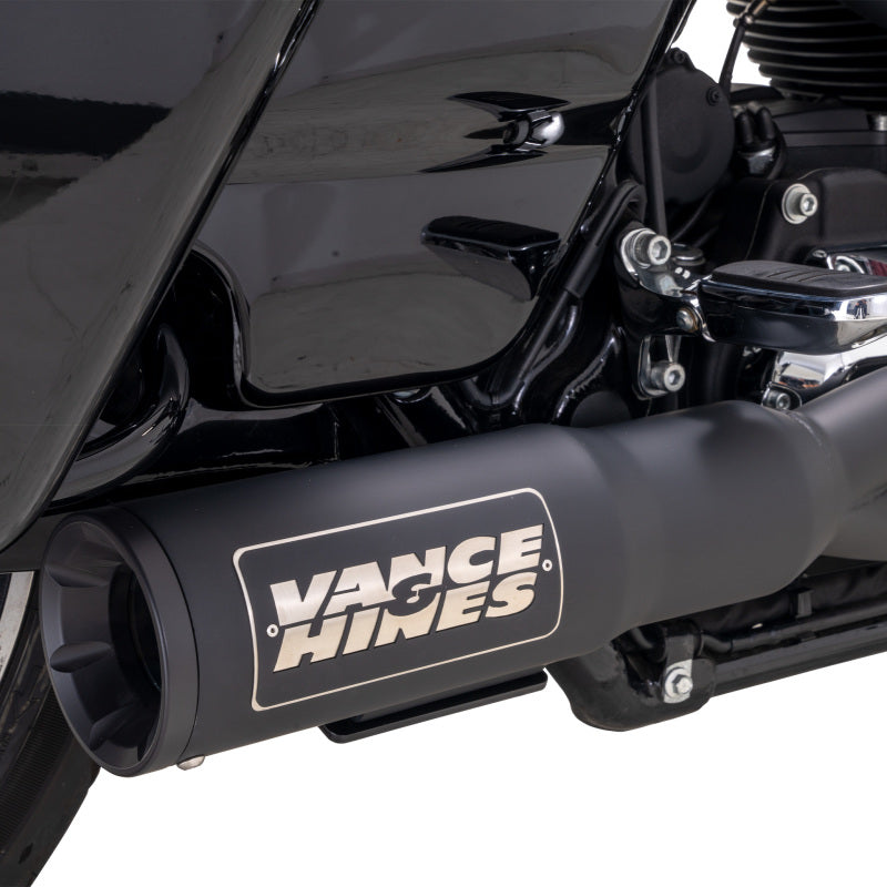 Vance & Hines HD Touring 17-22 HO 2-1 Black Full System Exhaust