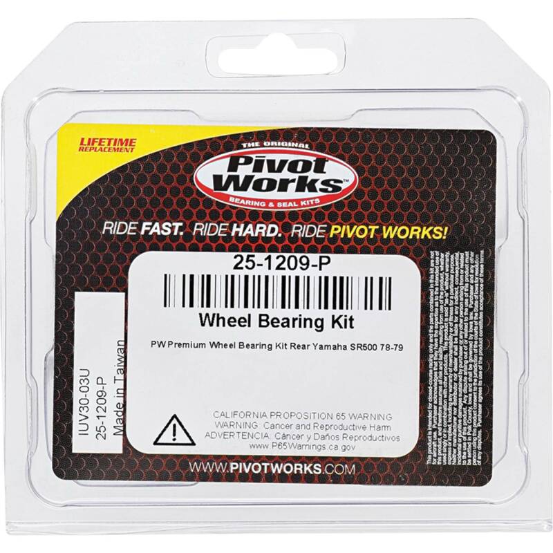 Pivot Works Yamaha Wheel Bearing Kit Premium Bearings