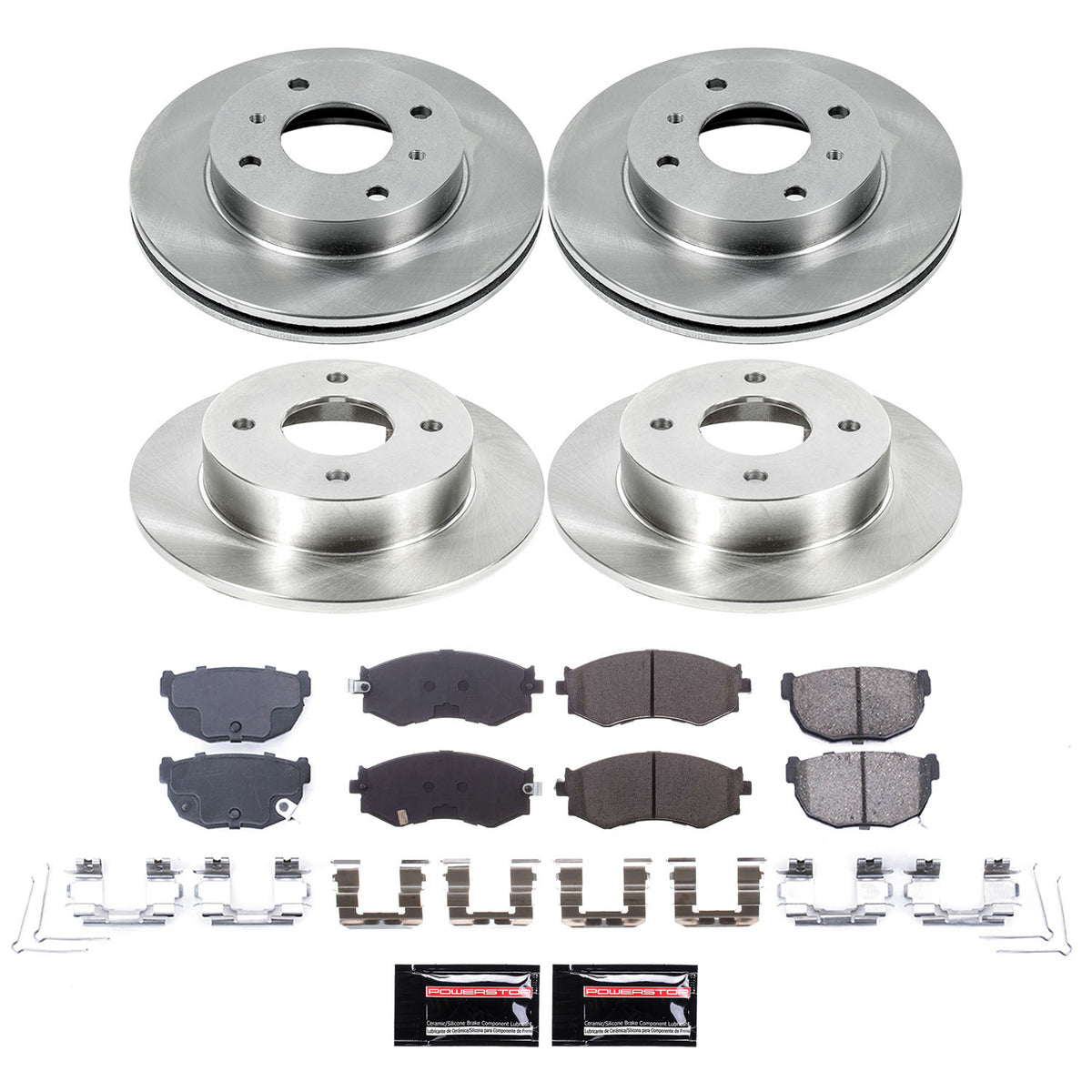 Power Stop 89-94 Nissan 240SX Front and Rear Autospecialty Brake Kit