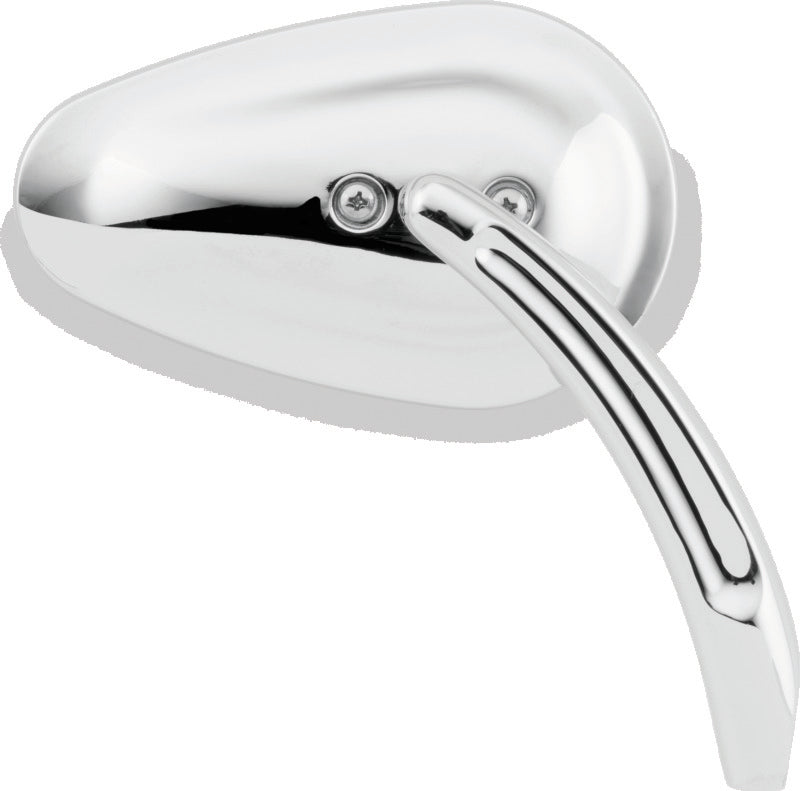 Bikers Choice 65-Up Chrome Tapered Mirrors Universal Custom Pair