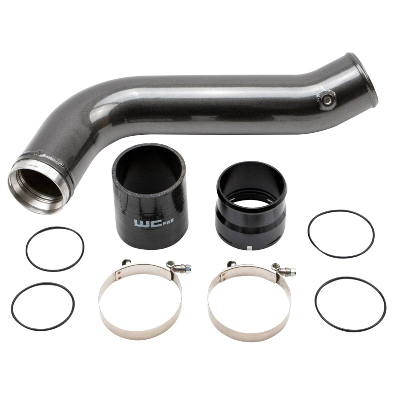 Wehrli 20-25 Chevrolet 6.6L L5P Duramax Passenger Side 3.5in Intercooler Pipe - Cherry Frost