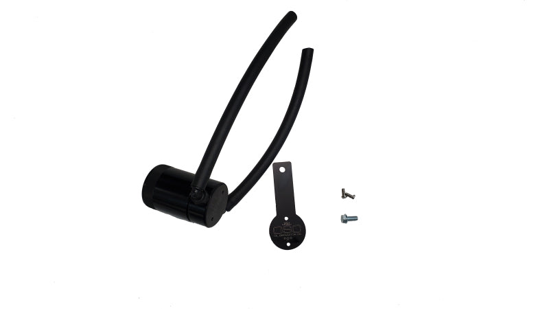 J&L 19-25 Nissan Altima 2.5L Oil Separator 3.0 Passenger Side - Black Anodized