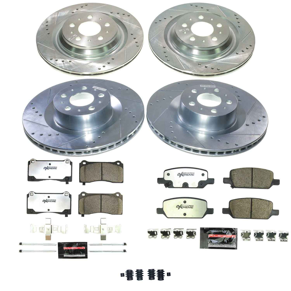 Power Stop 20-24 Tesla Y Front and Rear Z26 Street Brake Kit