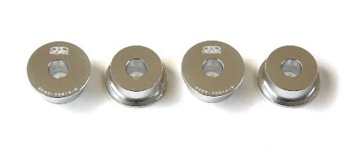 BLOX Racing Honda S2000 Steering Rack Rigid Bushing Kit - Silver