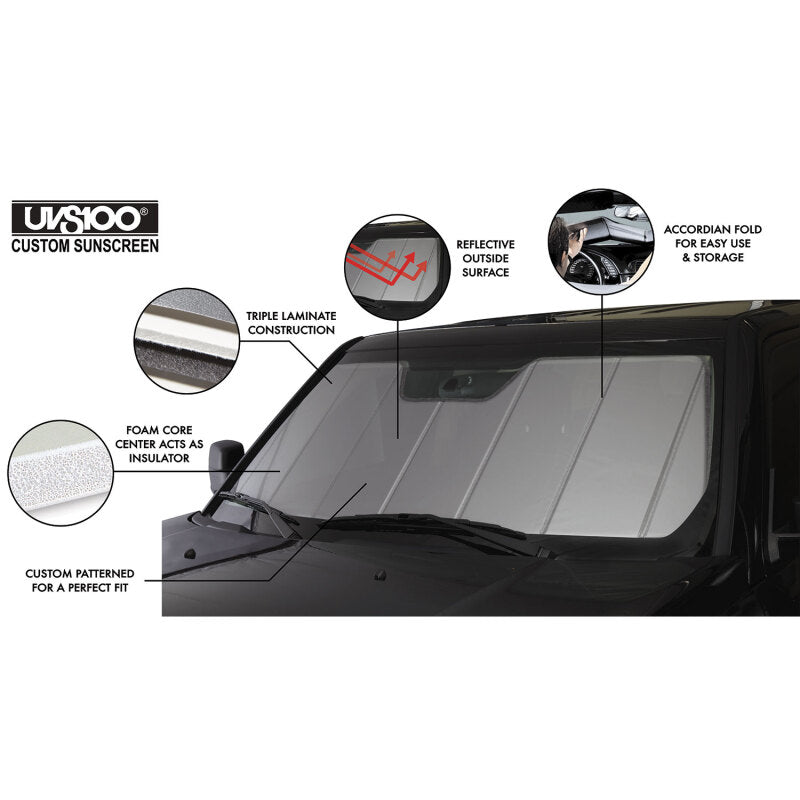 Covercraft UVS100 Custom Sunscreen - Silver 2025-26 Ram 1500
