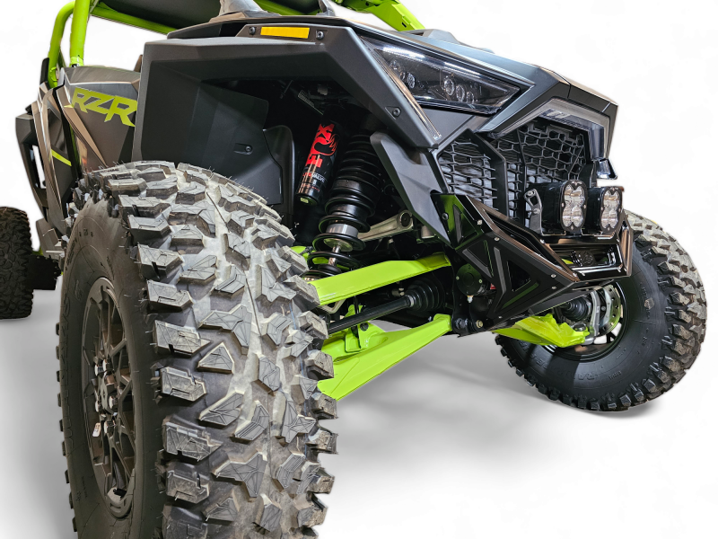 Elektric Offroad 2022-2025 Polaris Rzr Pro R/ Pro S/Turbo R Billet Front Winch Bumper Anodized Black