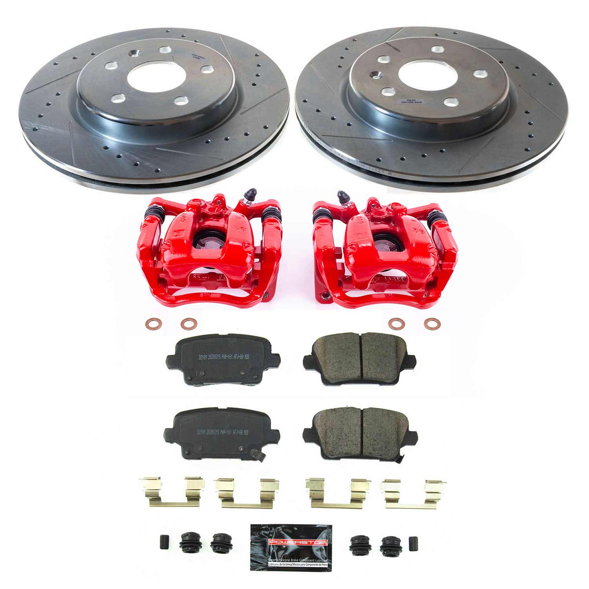 Power Stop 19-20 Cadillac XT4 Rear Z23 Evolution Kit w/Calipers