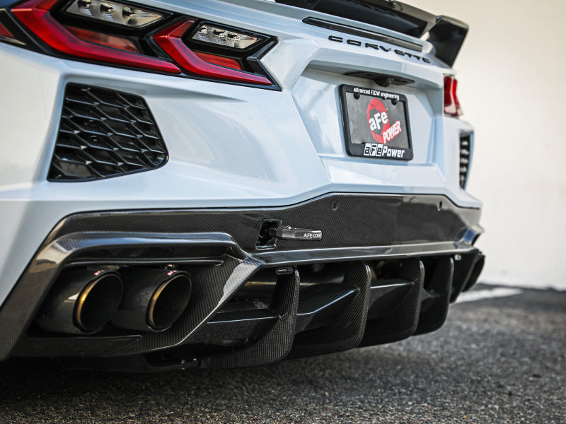 aFe CONTROL Rear Tow Hook Chevrolet Corvette (C8) 20-25 V8-6.2L- Gray