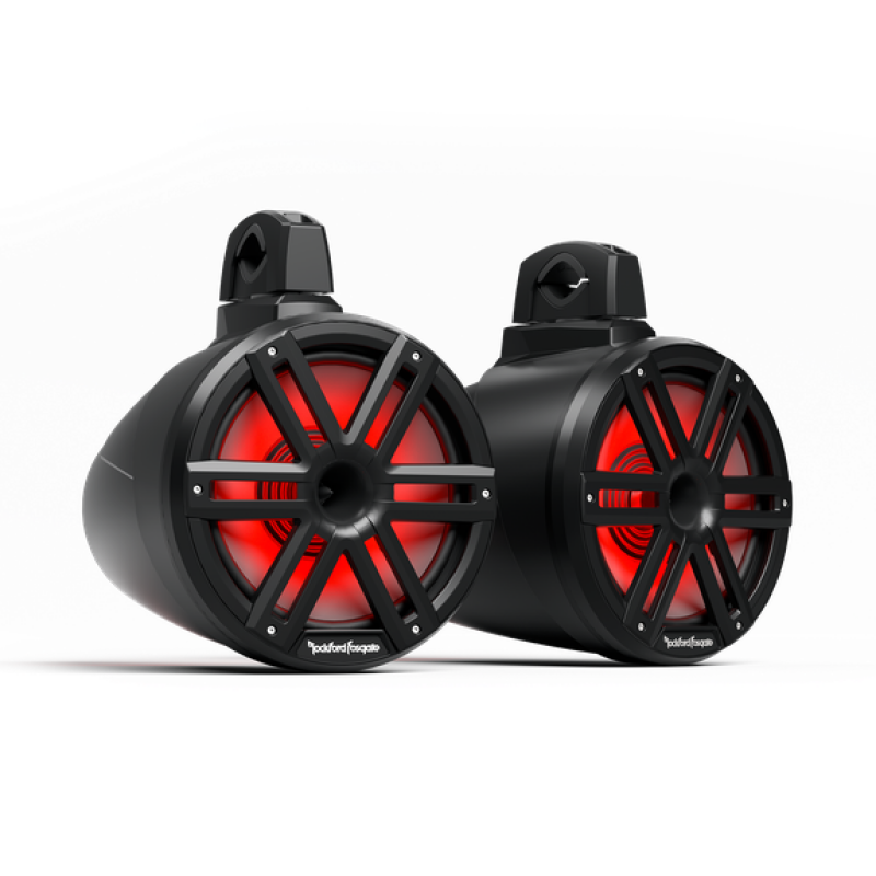 Rockford Fosgate M2 10in. Color Optix 2-Way Horn Loaded Tower Speakers (Pair) - Black