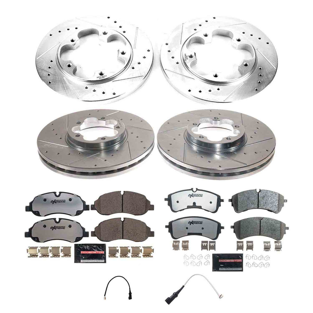 Power Stop 2020 Ford Transit-150 Front and Rear Z36 Truck & Tow Brake Kit