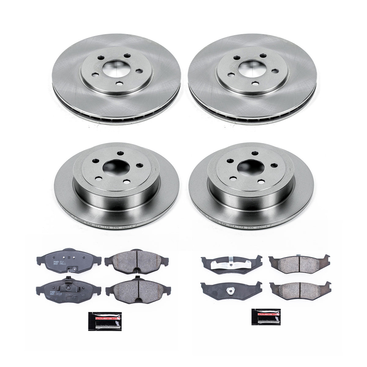 Power Stop 01-06 Dodge Stratus Front & Rear Autospecialty Brake Kit