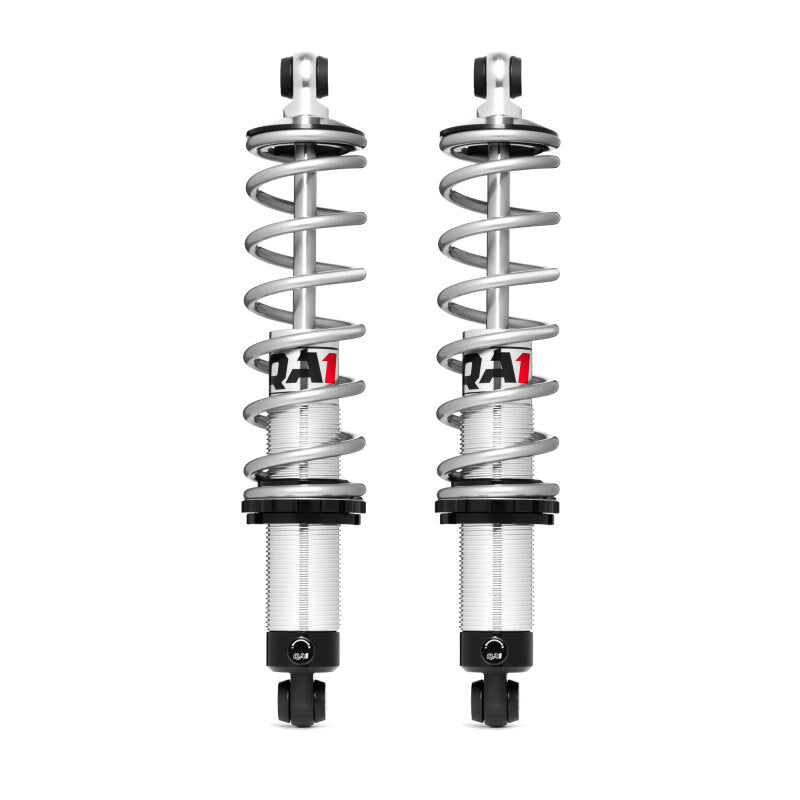 QA1 Proma Star Series Coil-Over Shock Absorber - Single Adj. - 12in - 200lb/in - Silver Spring