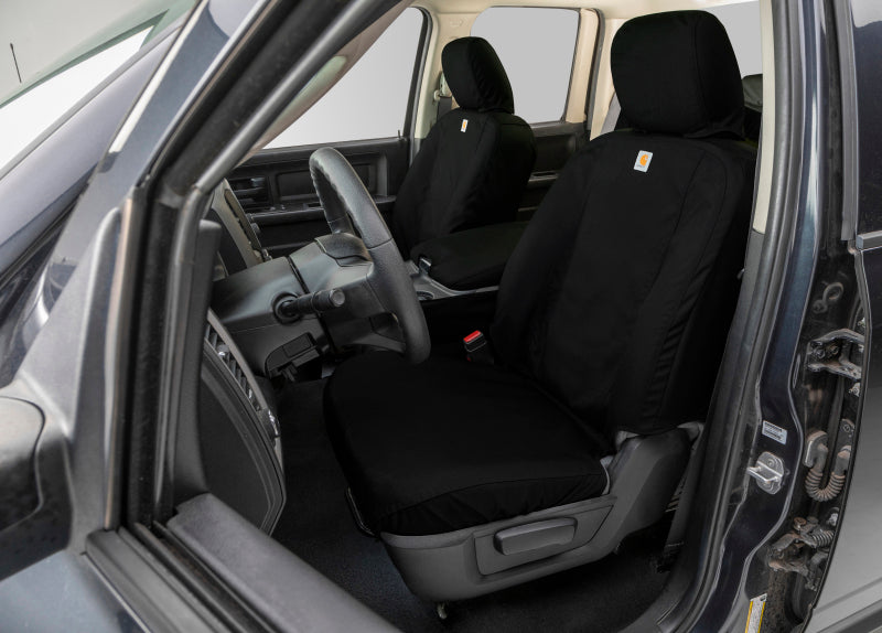 Covercraft 21-23 Ford Bronco Carhartt Super Dux SeatSaver Custom Second Row Seat Covers - Black