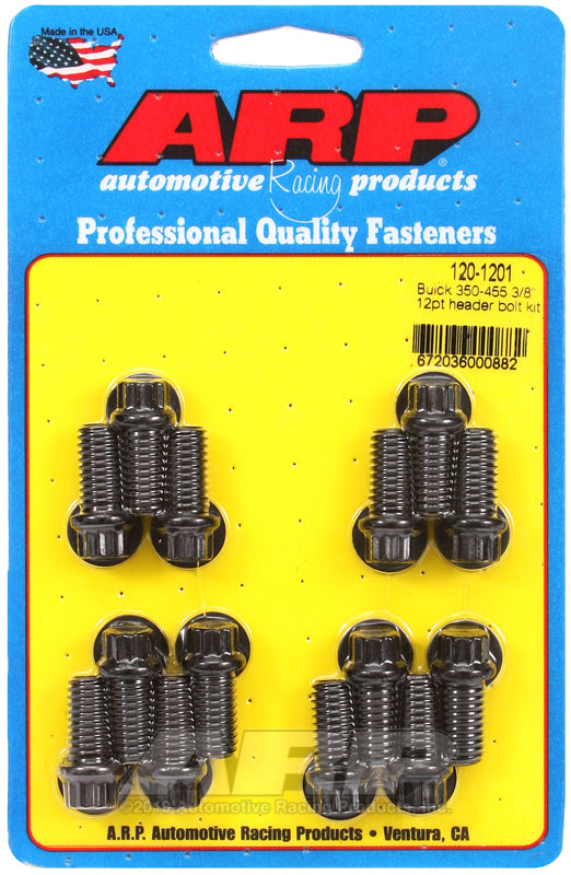 ARP Buick 350-455 3/8in 12pt Header Bolt Kit