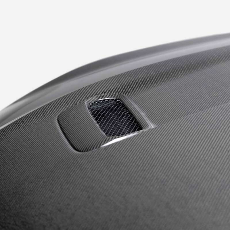 Anderson Composites 21-23 Ford Mustang Mach 1 Type-SK Double-Sided Carbon Fiber Hood