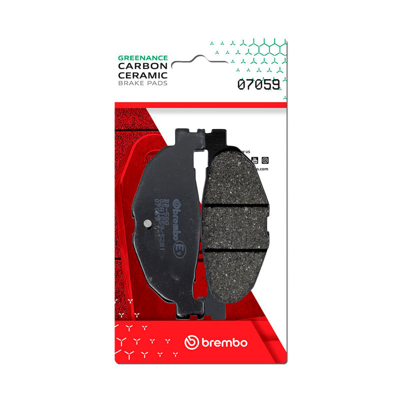 Brembo OE Yamaha Tmax/Yamaha Yp Carbon Ceramic Brake Pad - Rear