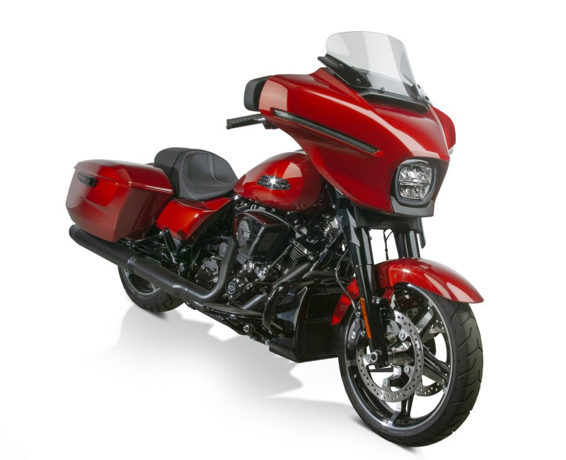 National Cycle 24+ Harley-Davidson FLH/ 23 FLH CVO V-Stream Quantum Plus Mid Windshield- LT. Tint
